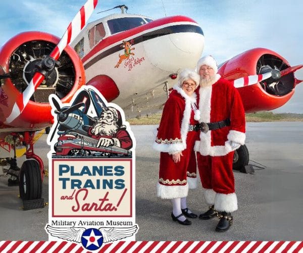 Planes Trains and Santa at the Military Aviation Museum