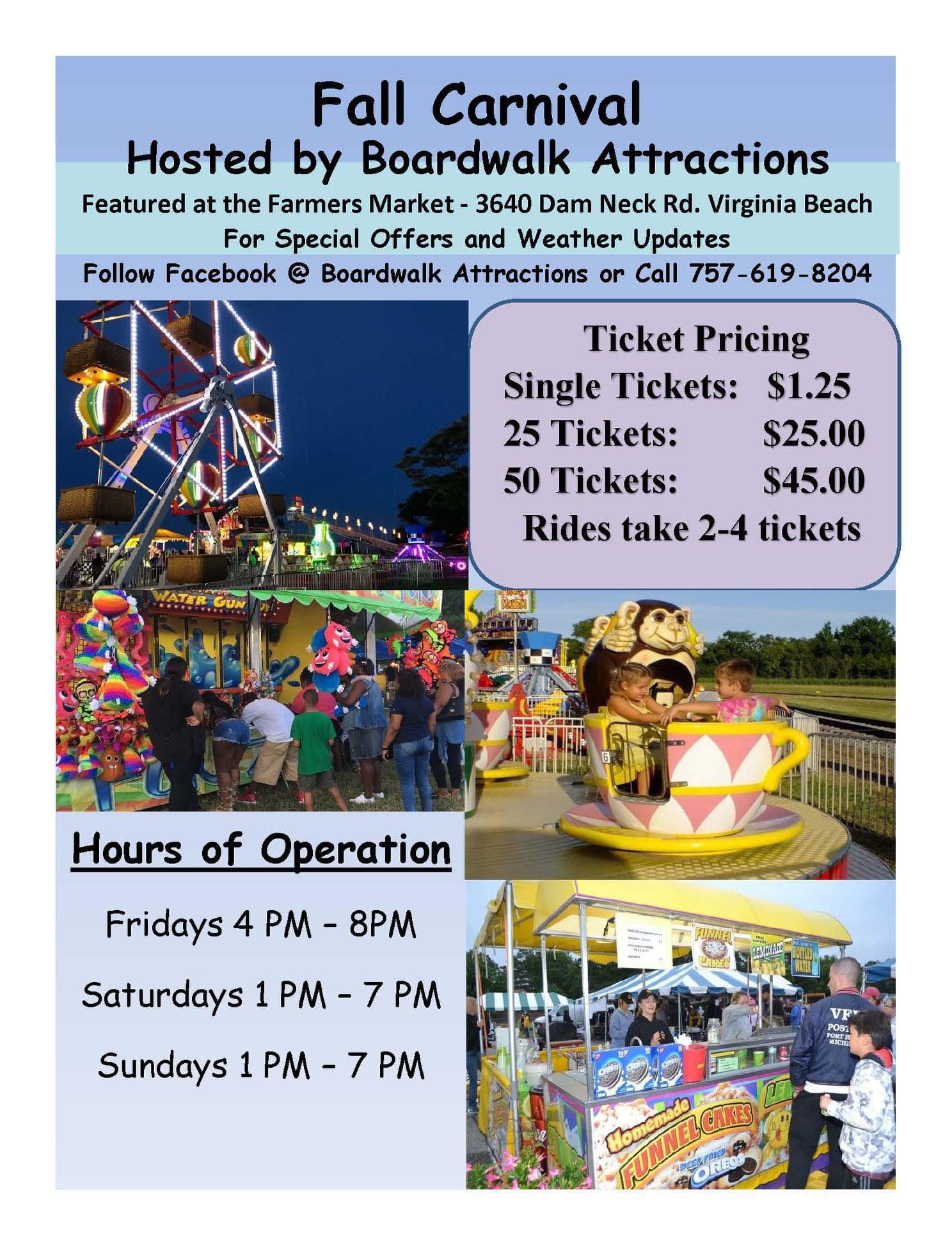 Fall Carnival at Virginia Beach Farmers Market