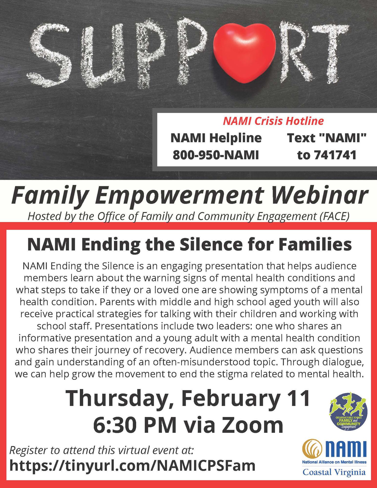 Family Empowerment Webinar - Ending the Silence NAMI