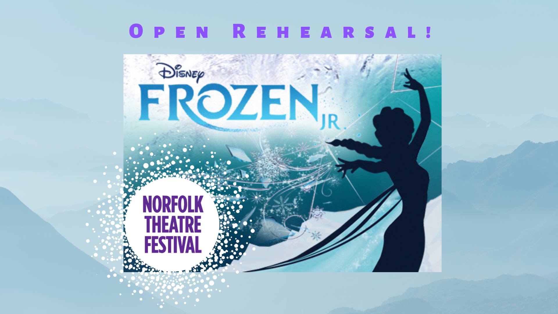 Hurrah Players Disney's Frozen in Norfolk VA - FREE Rehearsal open to the public