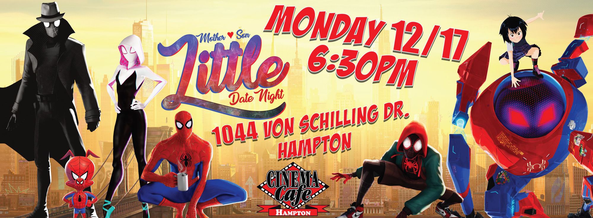 cinema cafe hampton mother son date night