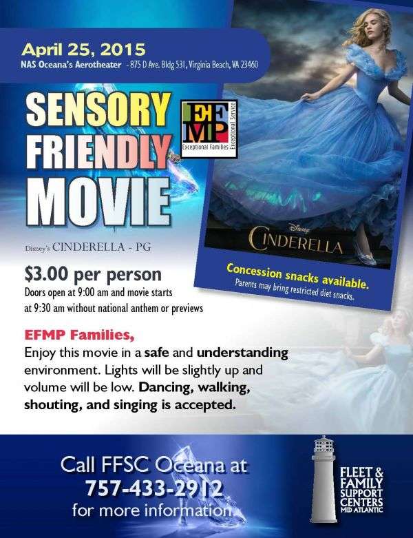 Military Families - Sensory Friendly Presentation of Cinderella Sensory Friendly Cinderella.jpg