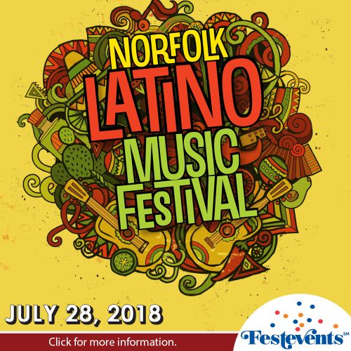 Eat, drink, and salsa the night away at the 18th Annual Norfolk Latino Festival! Live explosive music from Joe Torres, DJ Mangu, Tumbao Salsero Orchestra, Latin food, dance lessons, face painting, crafts, soccer, bi-lingual story time and more spice up Town Point Park Saturday, July 28, 2018 along the downtown Norfolk, VA waterfront! 