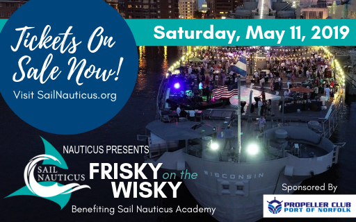 Sail Nauticus Frisky on the Wisky fundraiser benefitting the Sail Nauticus Academy