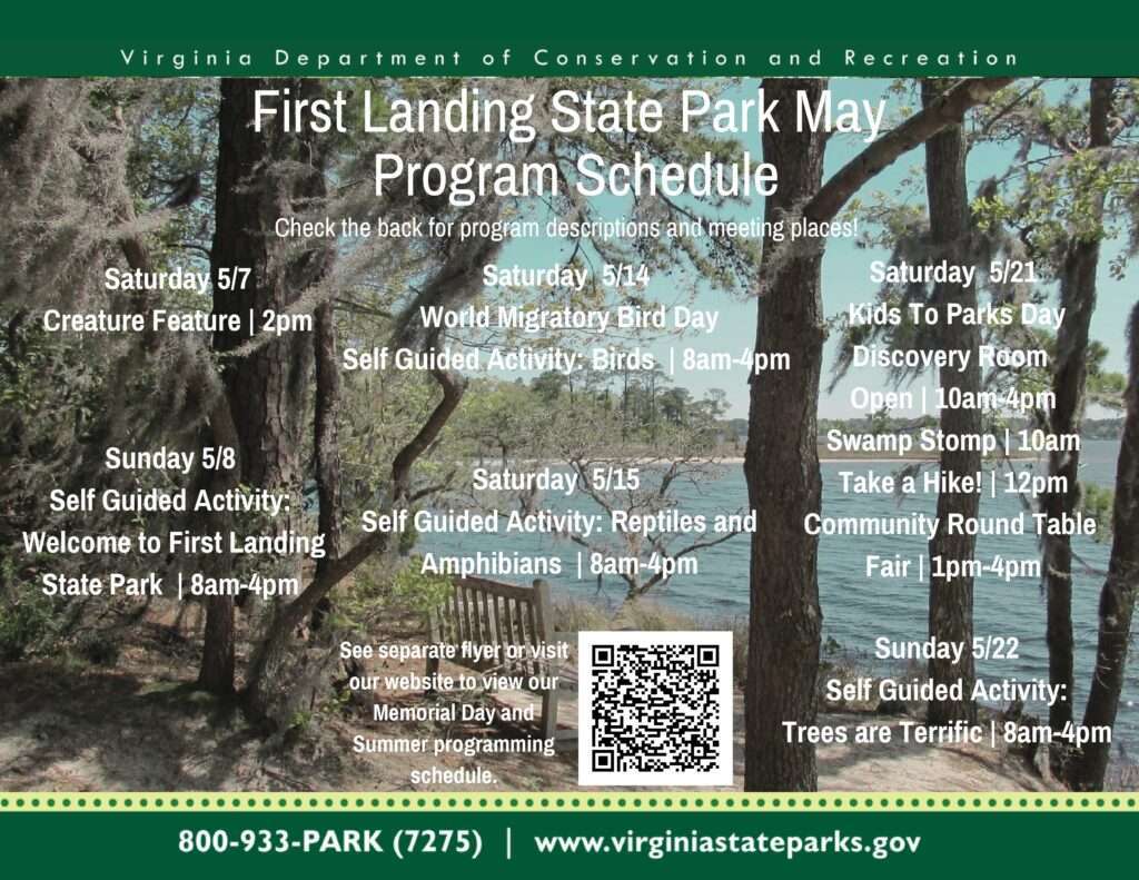 May Activities at First Landing State Park