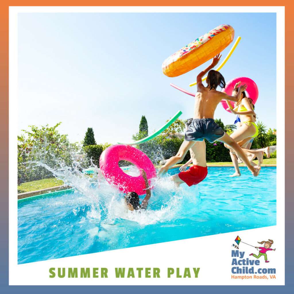 Local water play in Hampton Roads VA