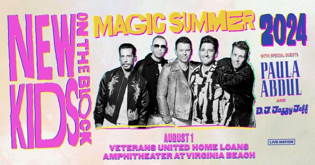 New Kids on the Block - Magic Summer Tour 2024 Virginia Beach