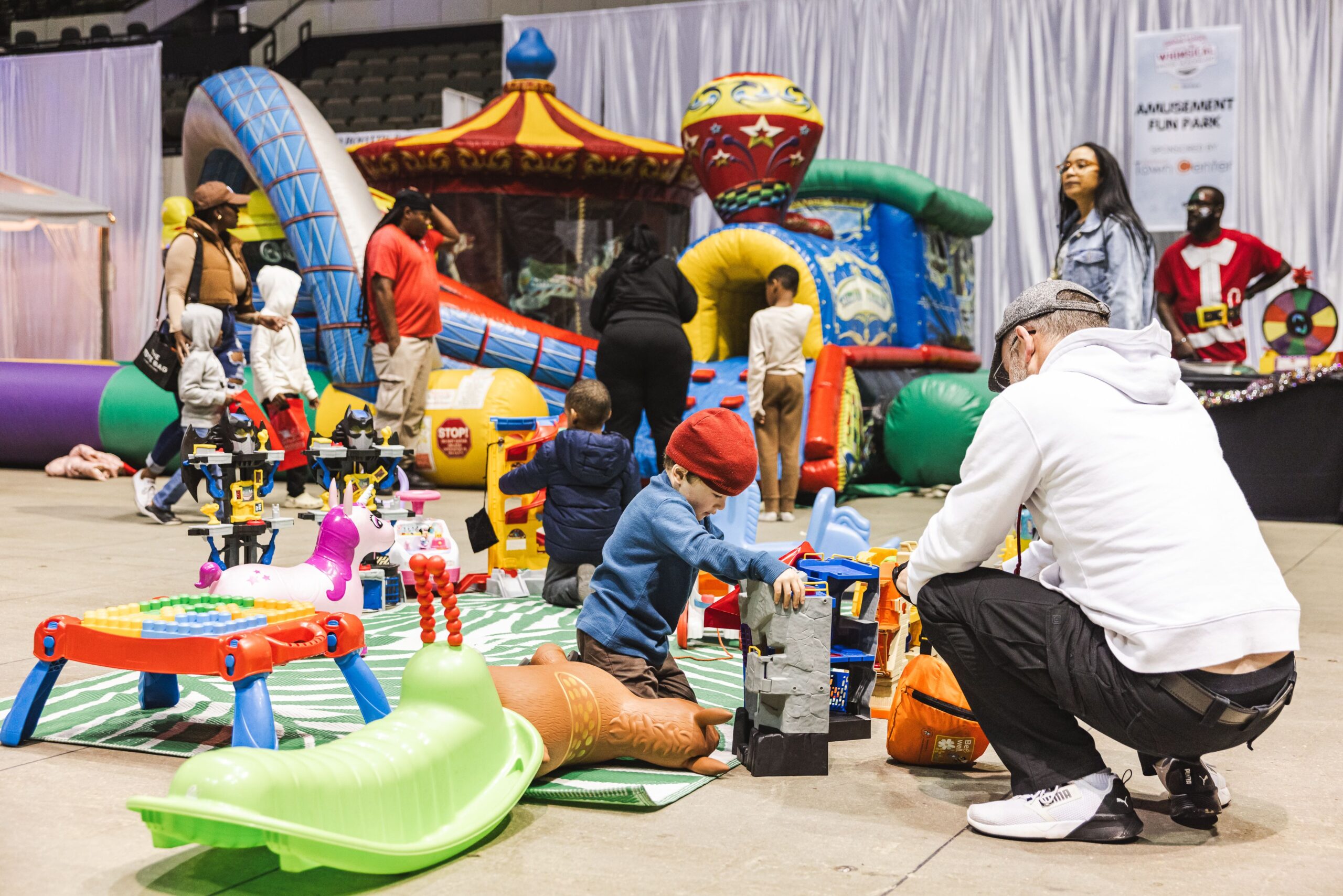 Play area - 2024 Whimsical Winter Wonderland at Hampton Coliseum