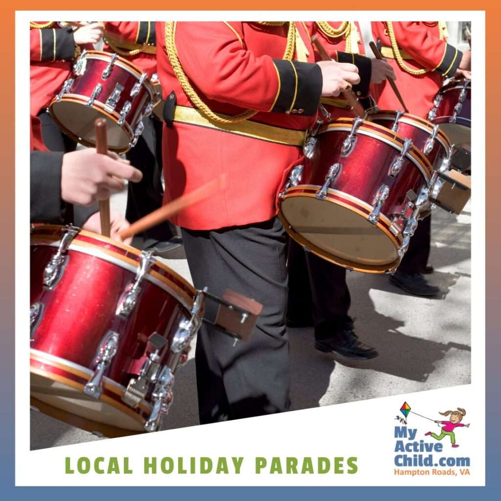 Winter Holiday Parades in Hampton Roads, Virginia