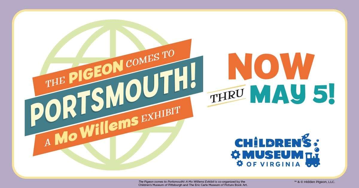 The Pigeon Comes to Portsmouth! A Mo Willems Exhibit