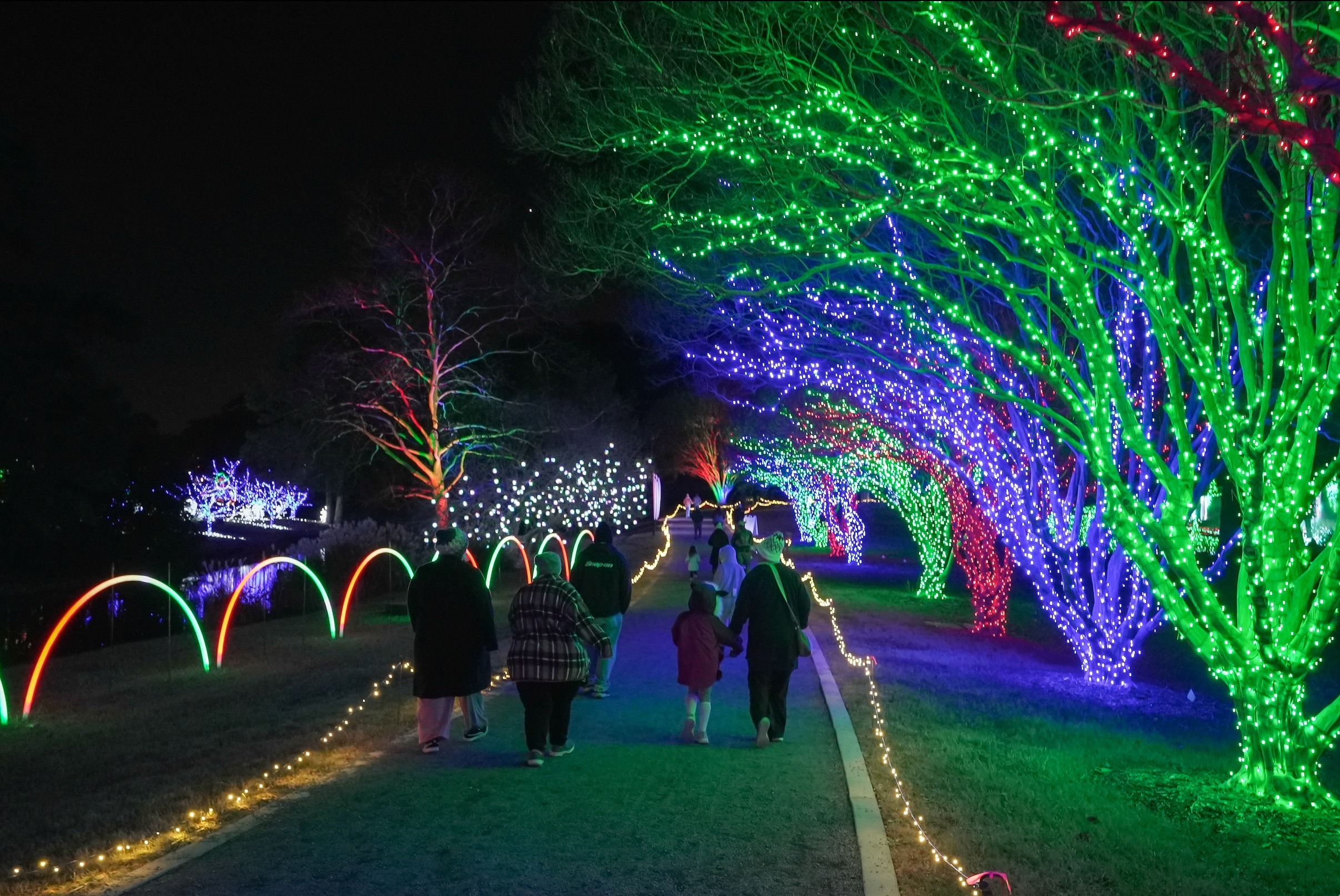 Garden of Lights at Norfolk Botanical Garden