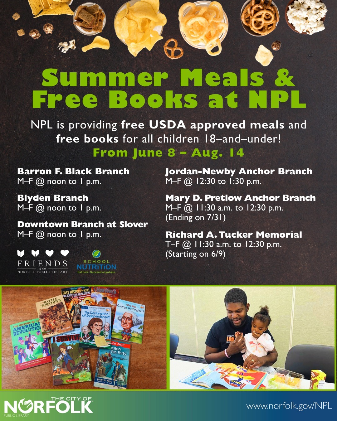 Norfolk Public Library Summer Meals