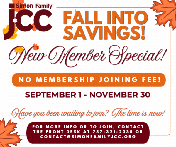 Fall Into Savings with Membership at the Simon Family JCC