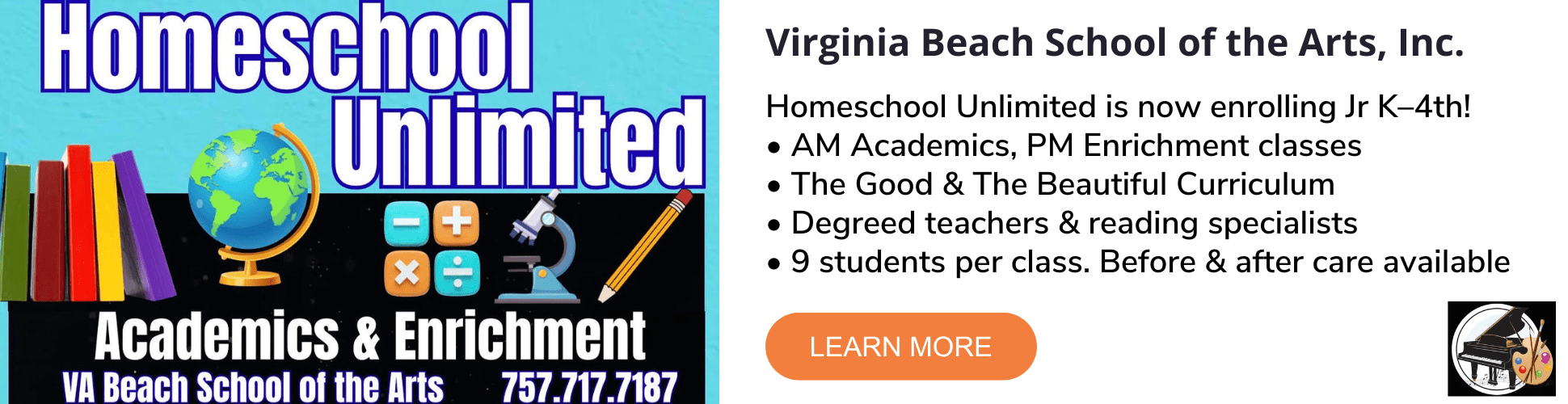 VA Beach School of Arts Homeschool