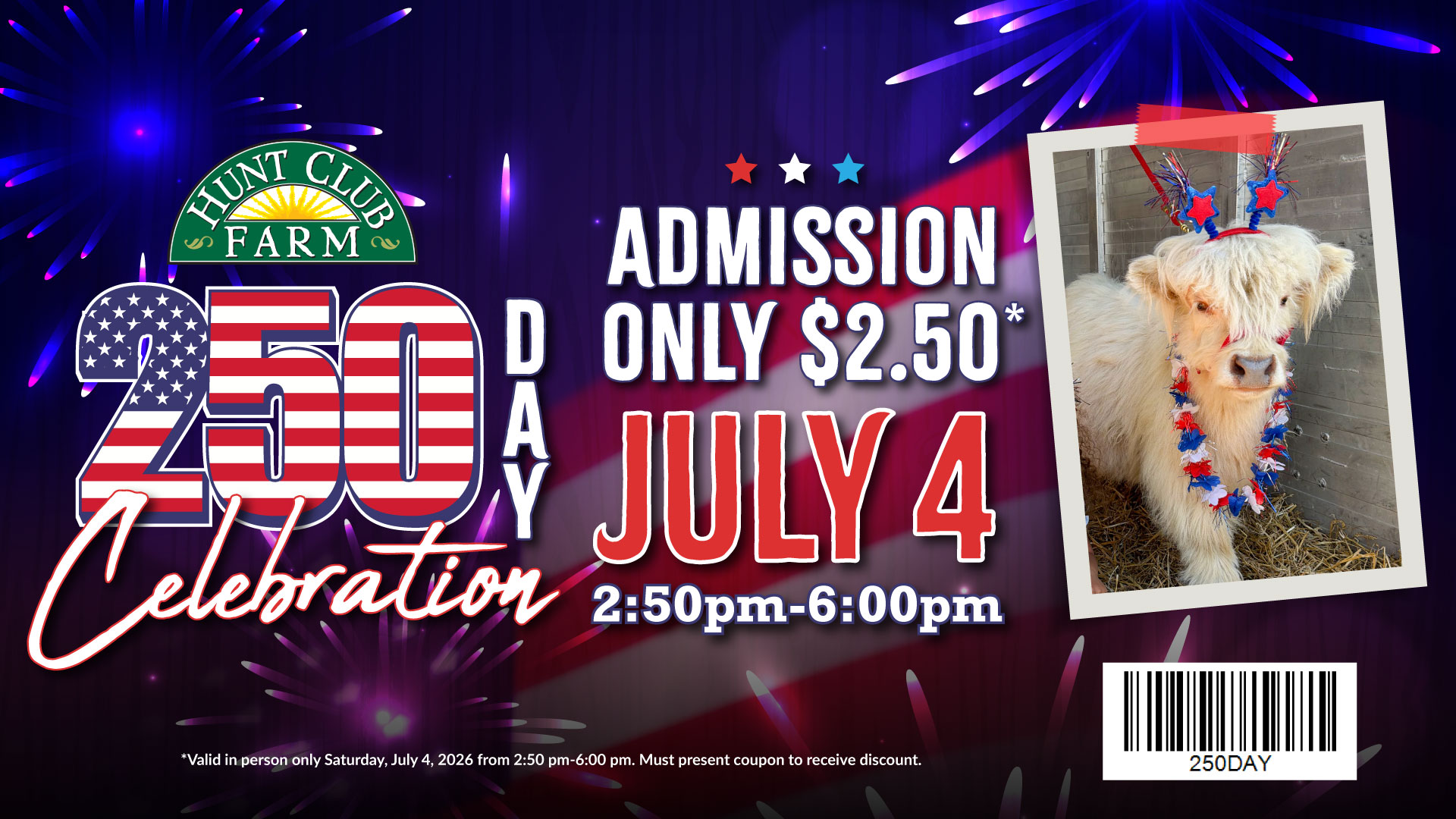 Hunt Club Farm July 250 Celebration