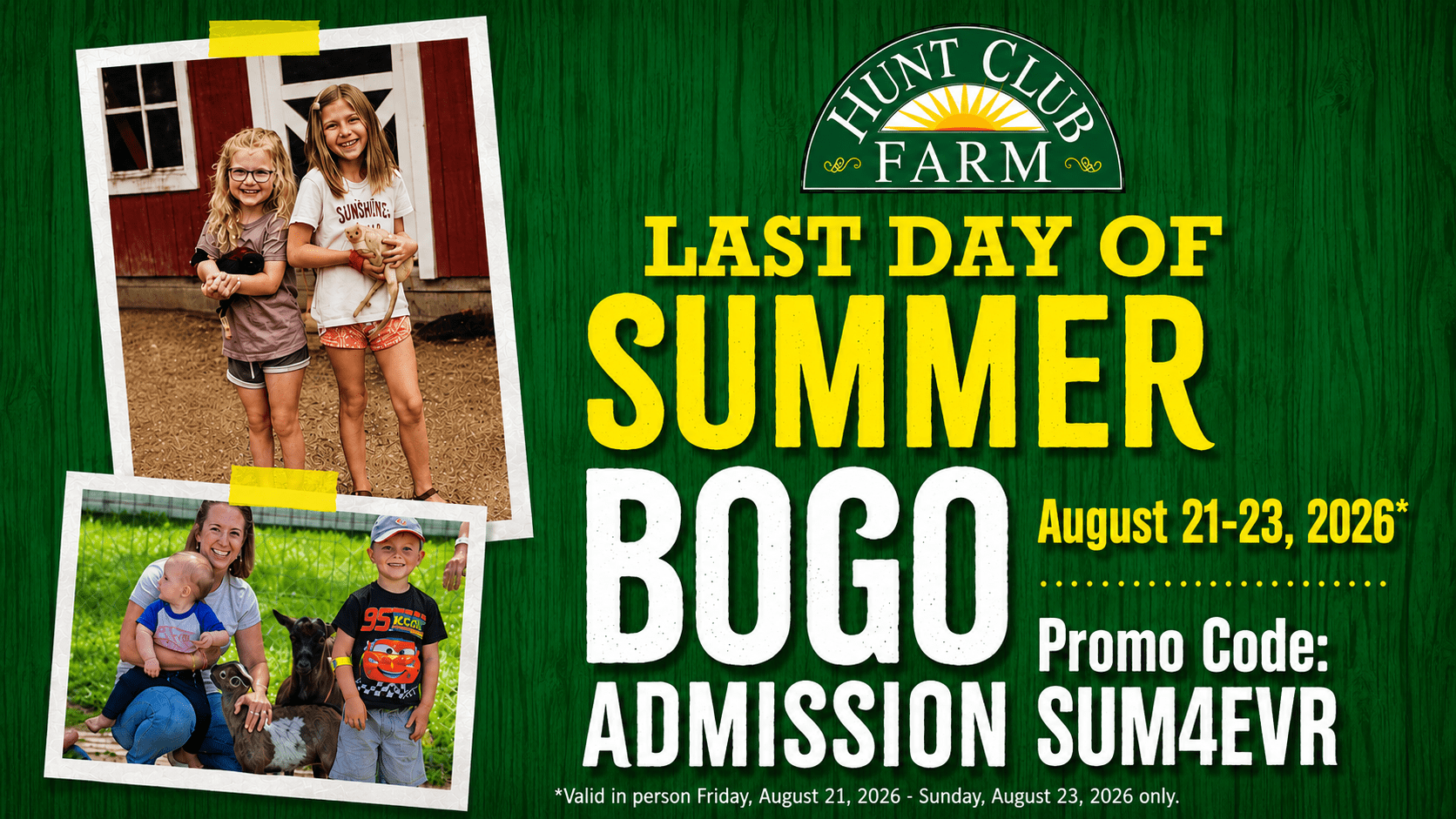 Hunt Club Farm BOGO Sale