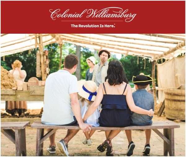 Free Admission for Kids Colonial Williamsburg