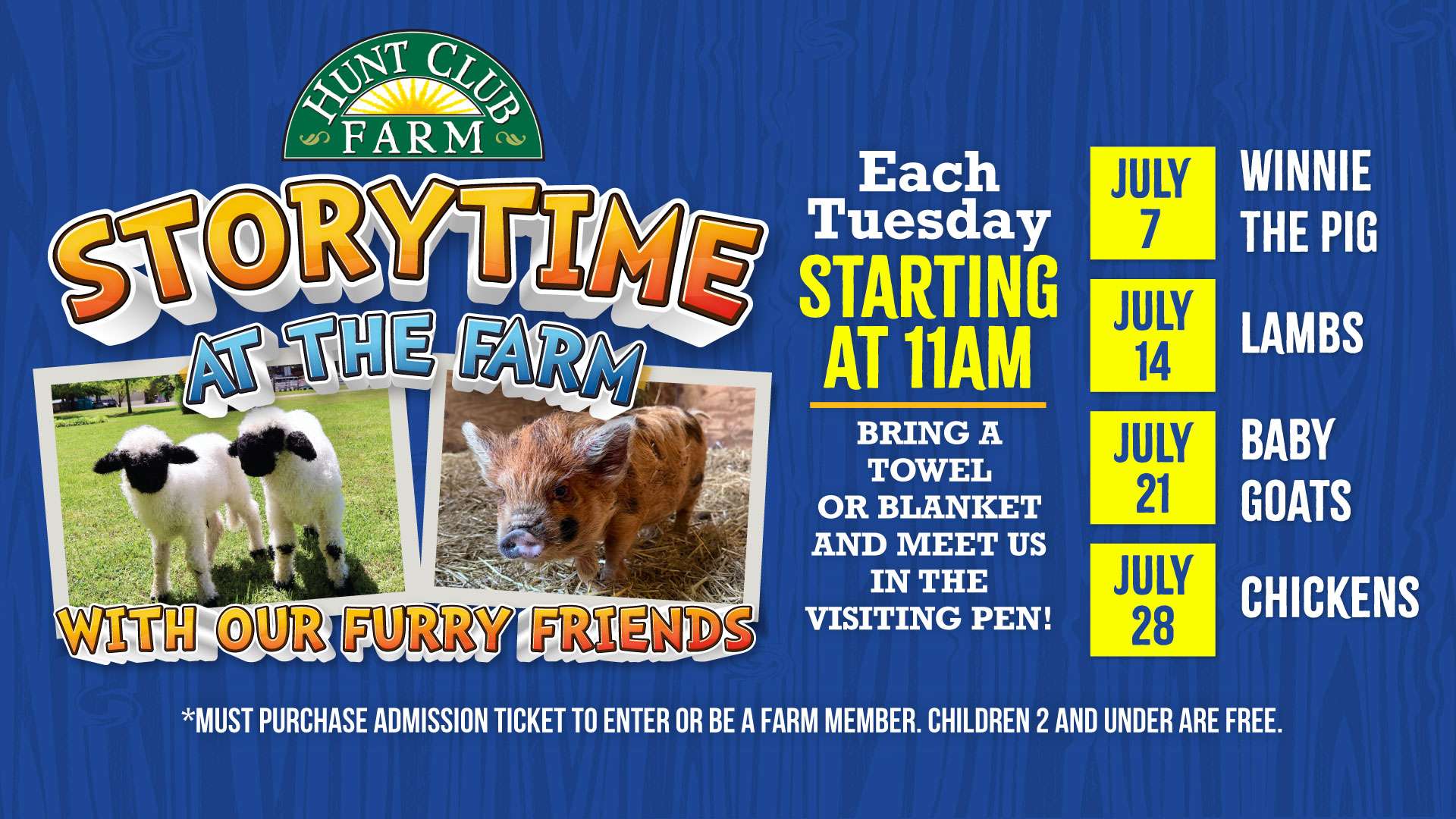 Hunt Club Farm July Storytime