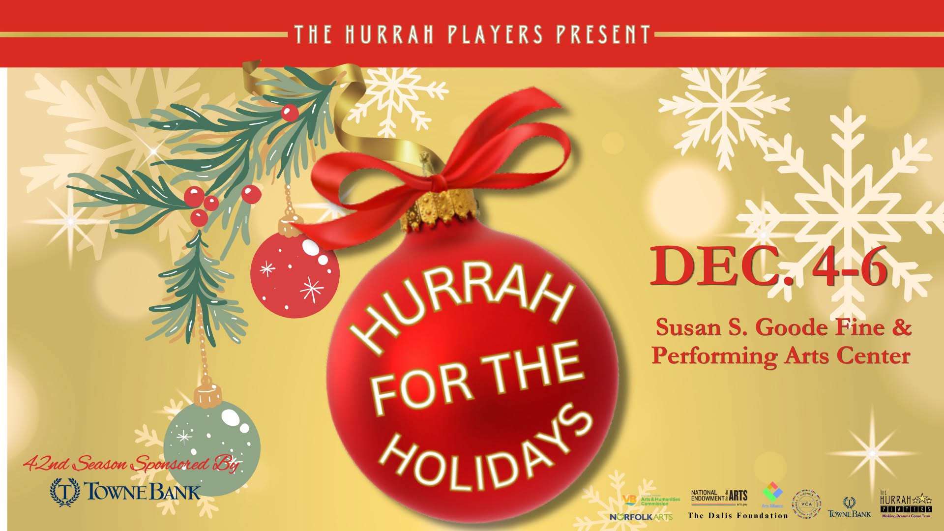 Hurrah for the Holidays